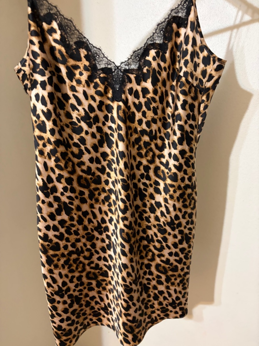 Silk Victoria's Secret Leopard print Slip Dress